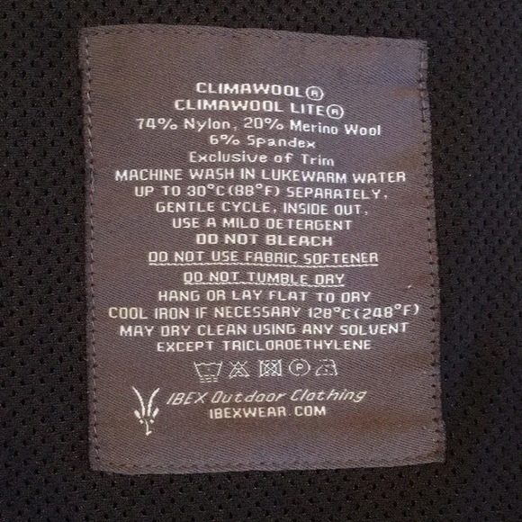 Ibex Climawool Black Softshell Jacket - Picture 9 of 12